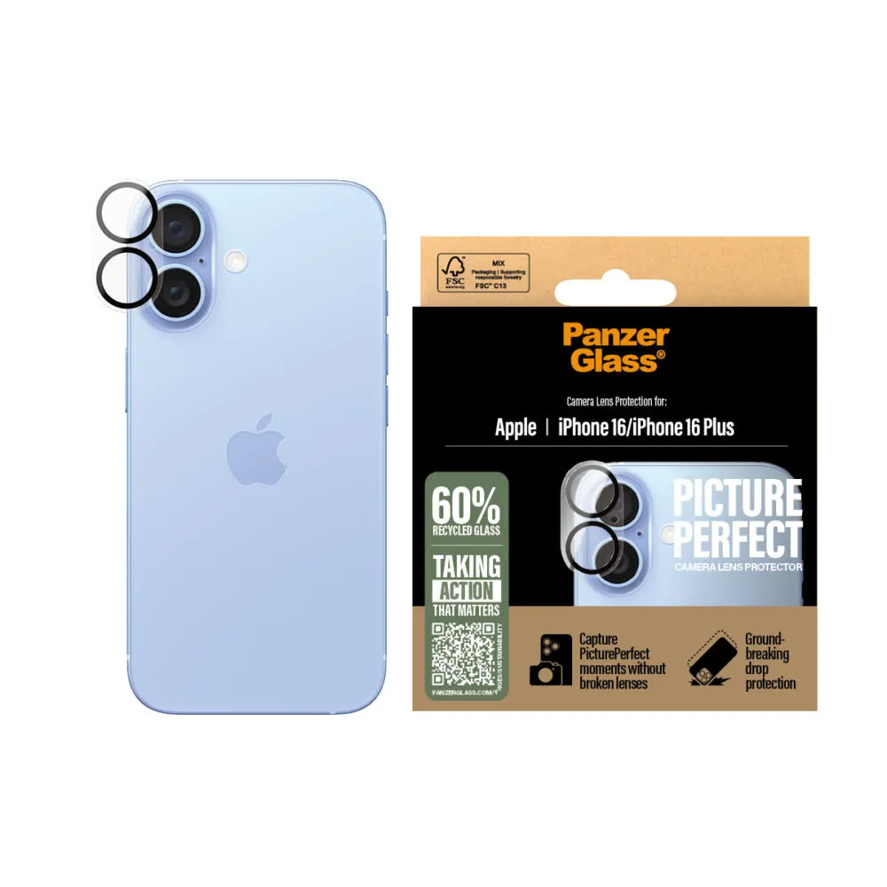 PanzerGlass® PicturePerfect Camera Lens Protector iPhone 16 | 16 Plus 1279 Thumbnail 2