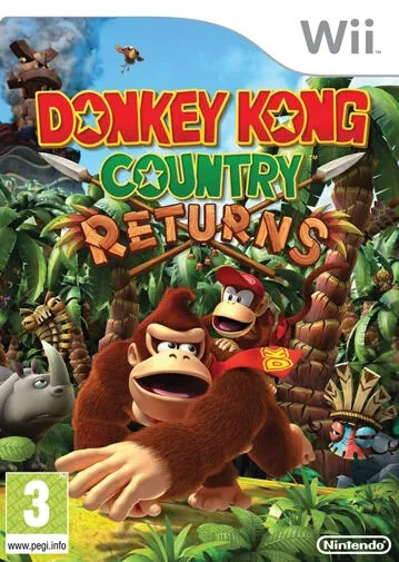 Nintendo Donkey Kong Country Returns, Wii İngilizce Oyun