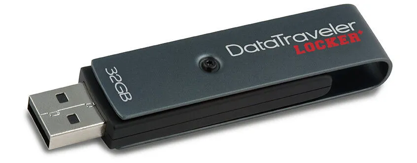 Kingston Technology 32GB DataTraveler Locker+ DTL+/32GB 32 GB USB 2.0 Flash Bellek Thumbnail 3