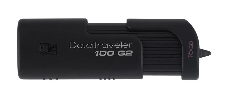 Kingston Technology 100 G2 16 GB DT100G2/16GB USB 2.0 Flash Bellek USB Flash Sürücüleri Thumbnail 1