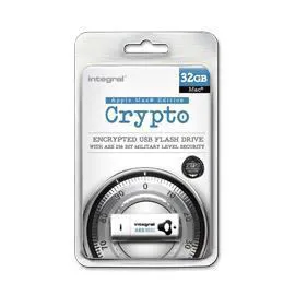 Integral INFD32GCRYPTOMAC197 USB flash sürücü 32 GB A tipi USB 2.0 Beyaz Thumbnail 1