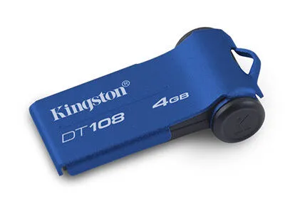 Kingston Technology 108 4 GB DT108/4GB USB 2.0 Flash Bellek Thumbnail 1