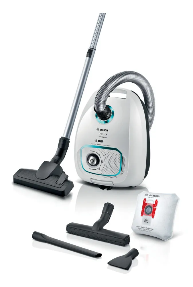 Bosch Serie 4 BGBS4HYGGB elektrik süpürgesi 4 l Tambur vakum Kuru 600 W Toz torbası Elektrikli Süpürge