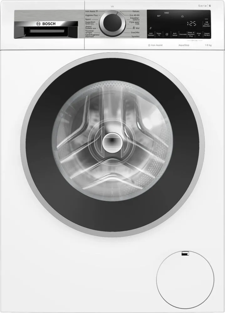 Bosch Serie 6 WGG244Z7NL çamaşır makinesi Önden yüklemeli 9 kg 1400 RPM Beyaz Çamaşır Makineleri