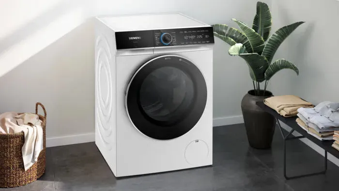 Siemens iQ700 WG44B2APDN çamaşır makinesi Önden yüklemeli 9 kg 1400 RPM Siyah, Beyaz Thumbnail 3