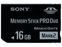 Sony Memory Stick Pro Duo 16GB + adapter MS Hafıza Kartı