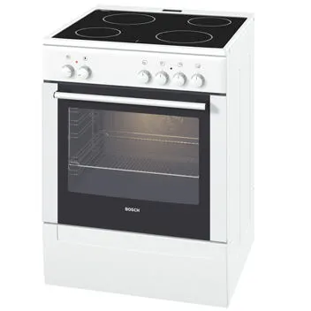 Bosch Keramisch fornuis 60 cm Elektrik Seramik Beyaz Ocaklı Fırın