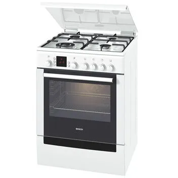 Bosch Gas-elektro fornuis oriental wok 60 cm Kombi Beyaz Ocaklı Fırın