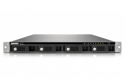 QNAP TS-469U-RP NAS Yatay (1U) Intel Atom® 1 GB DDR3 20 TB HDD QNAP Turbo NAS System Siyah