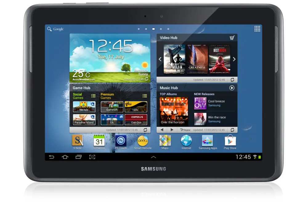 Samsung Galaxy Note 10.1 ARM 16 GB 25,6 cm (10.1") 2 GB Wi-Fi 4 (802.11n) Android Gri Tablet