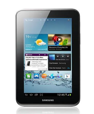 Samsung Galaxy Tab 2 7.0 + Norton Mobile 3G 16 GB 17,8 cm (7") 1 GB Wi-Fi 4 (802.11n) Android Siyah, Gri Tablet