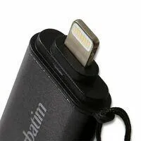 Verbatim VB71276 USB flash sürücü 128 GB USB Type-A / Lightning 3.2 Gen 1 (3.1 Gen 1) Gri, Transparan Thumbnail 2