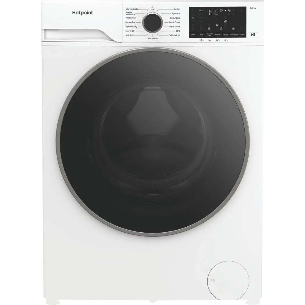 Hotpoint AntiStain HBD 8680 ANTI STAIN UK çamaşır kurutma makinesi Solo Önden yüklemeli Beyaz Kurutmalı Çamaşır Makinesi