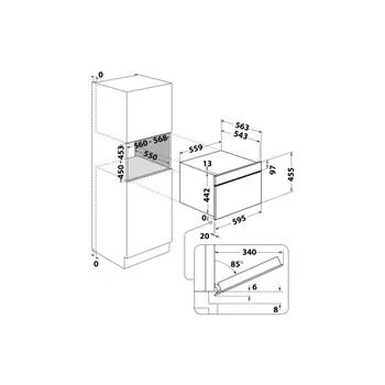Whirlpool WCC48HMSXA 48 Litre Ankastre Fırın Thumbnail 11