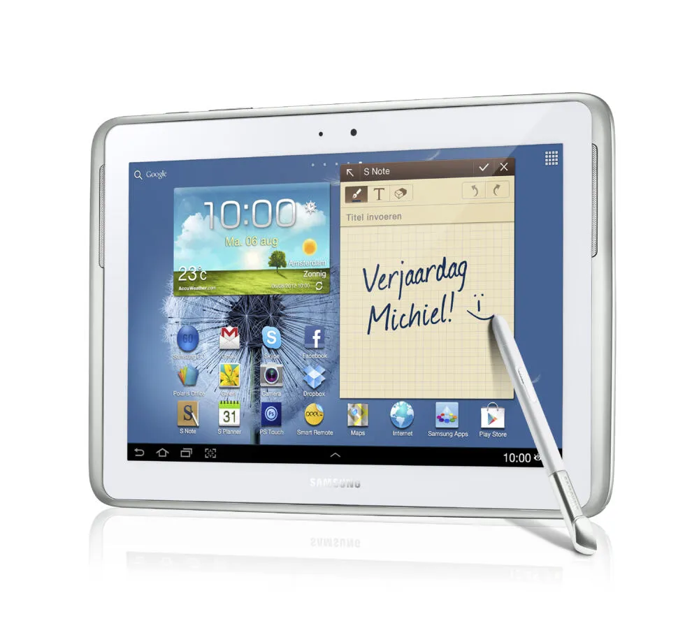 Samsung Galaxy Tab 10.1 3G 16 GB 25,6 cm (10.1") 2 GB Wi-Fi 4 (802.11n) Android Beyaz Tablet