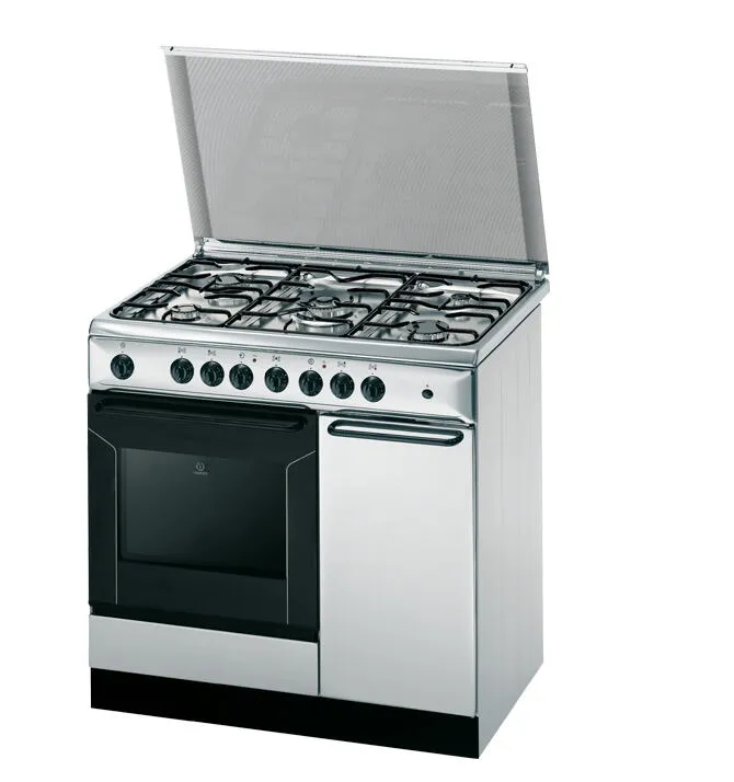 Indesit K9F71S(X)/I S Ocaklı fırın Bağımsız ocak Elektrik Gaz Paslanmaz çelik