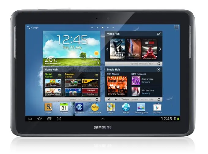 Samsung Galaxy Note 10.1 Exynos, Samsung 16 GB 25,6 cm (10.1") 2 GB Wi-Fi 4 (802.11n) Android Siyah Tablet