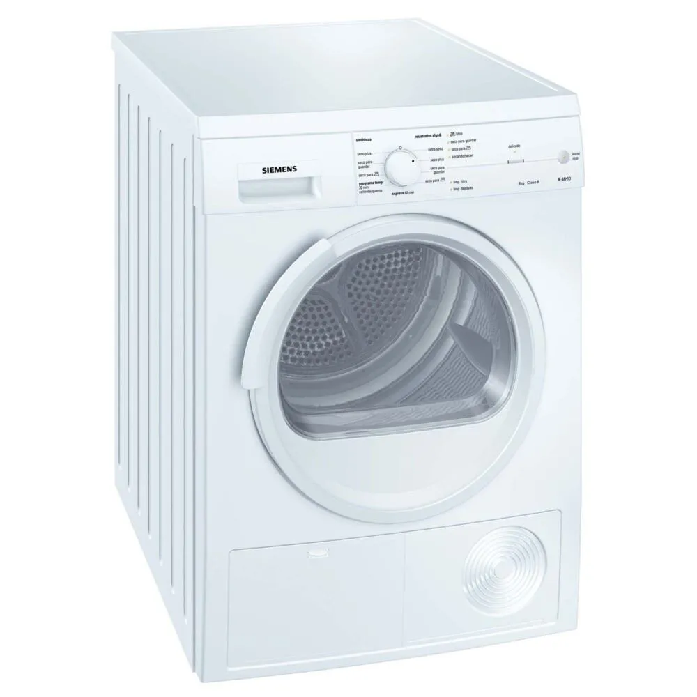 Siemens WT46E102EE Laundry Dryer kurutucu Solo Önden yüklemeli 8 kg Beyaz Kurutma Makinesi