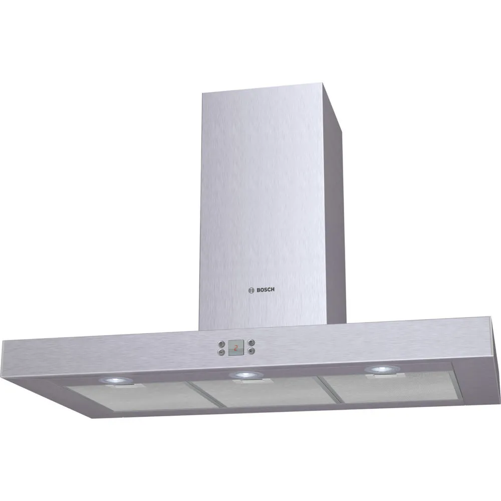 Bosch Cooker Hood Duvara monteli Gümüş 740 m³/Saat Davlumbaz ve Aspiratö