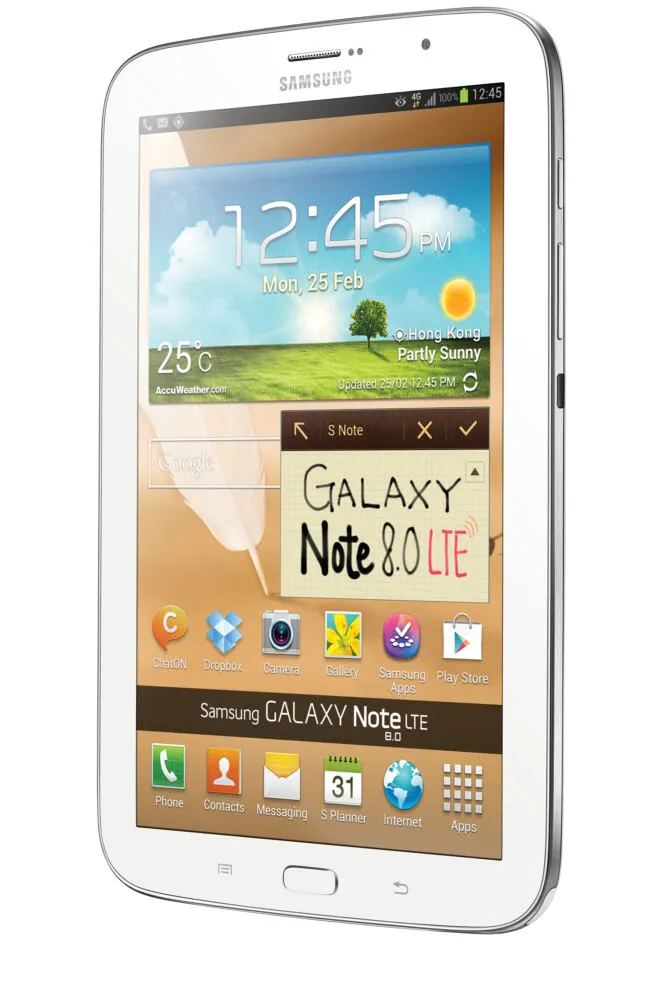Samsung 8.0 2 GB GT-N5120ZWABTU 8 inç 2 GB RAM 4G LTE Beyaz Tablet Thumbnail 3
