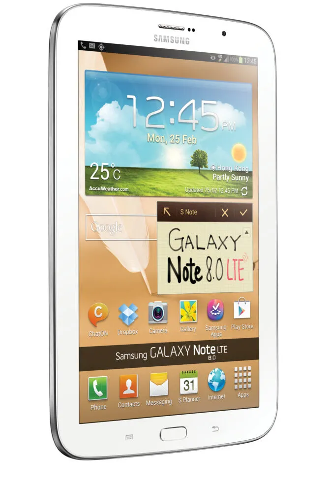 Samsung 8.0 2 GB GT-N5120ZWABTU 8 inç 2 GB RAM 4G LTE Beyaz Tablet Thumbnail 1
