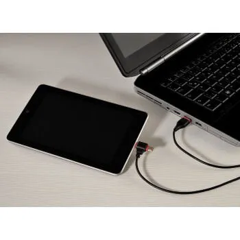 Hama 00054516 USB A to Micro-USB B/Mini-USB B (0,75 m) USB Kablosu Thumbnail 7