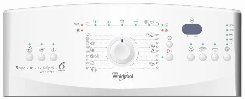 Whirlpool WTL 55712 5.5 kg 1200 Devir Çamaşır Makinesi Thumbnail 1