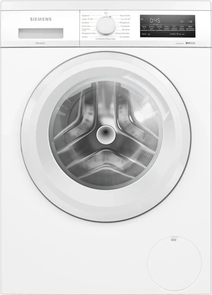 Siemens iQ500 WU14UT22 çamaşır makinesi Önden yüklemeli 9 kg 1351 RPM Beyaz Çamaşır Makineleri