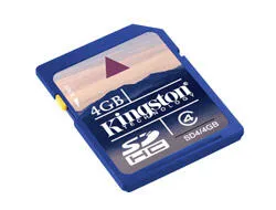 Kingston DataTraveler SDHC 4GB RAM Bellek Hafıza Kartı