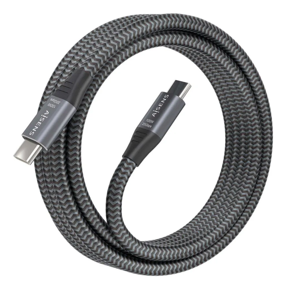 AISENS A107-0875 USB C to USB C (3 m) USB Kablosu Thumbnail 2