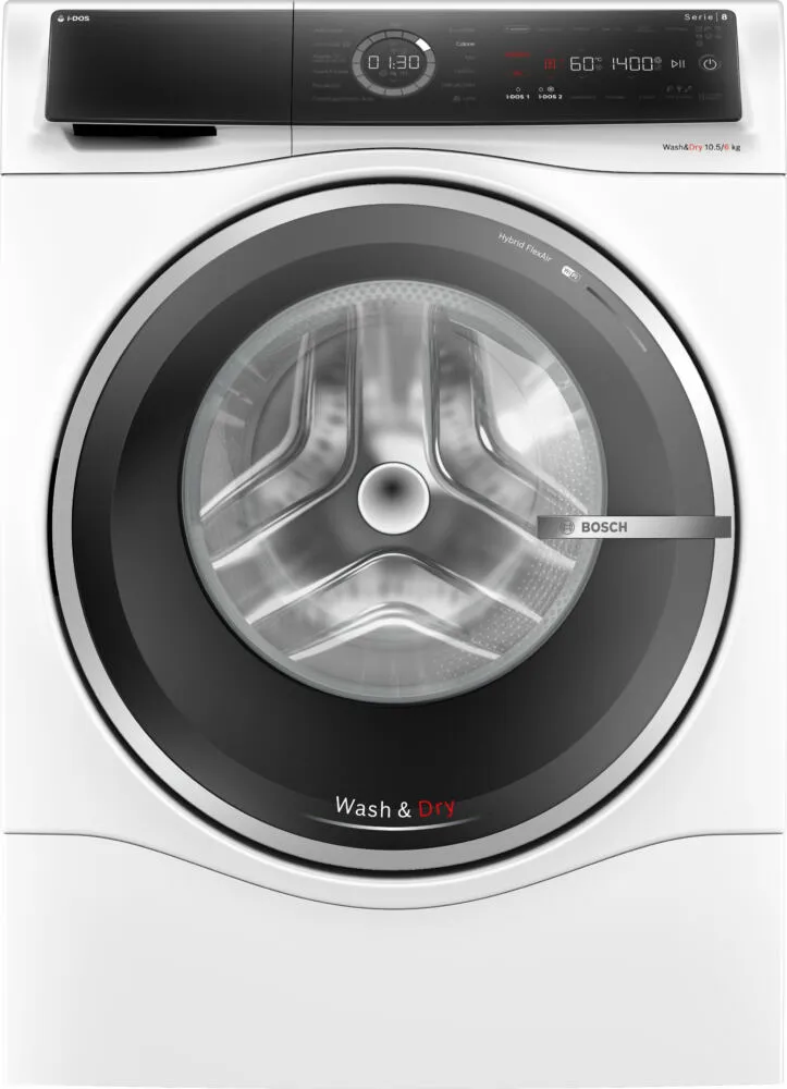Bosch WNC254A0IT çamaşır kurutma makinesi Solo Önden yüklemeli Beyaz Kurutmalı Çamaşır Makinesi