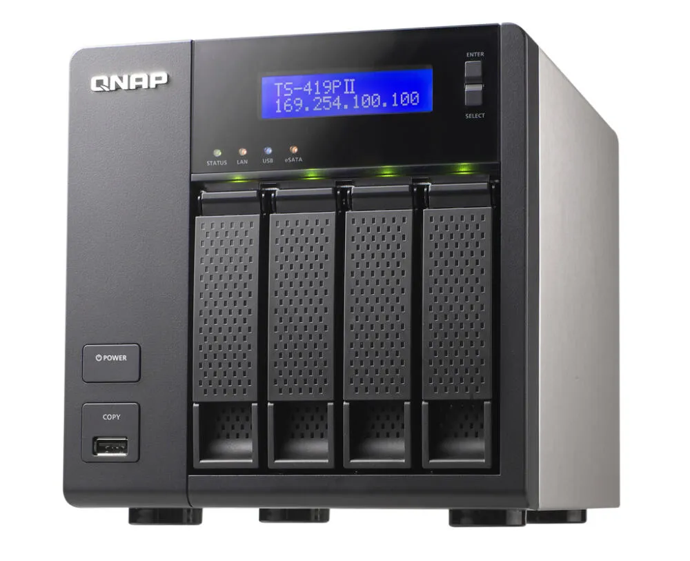 QNAP TS-419P II 5 GB TS-419P II + 4X WD30EFRX Thumbnail 6