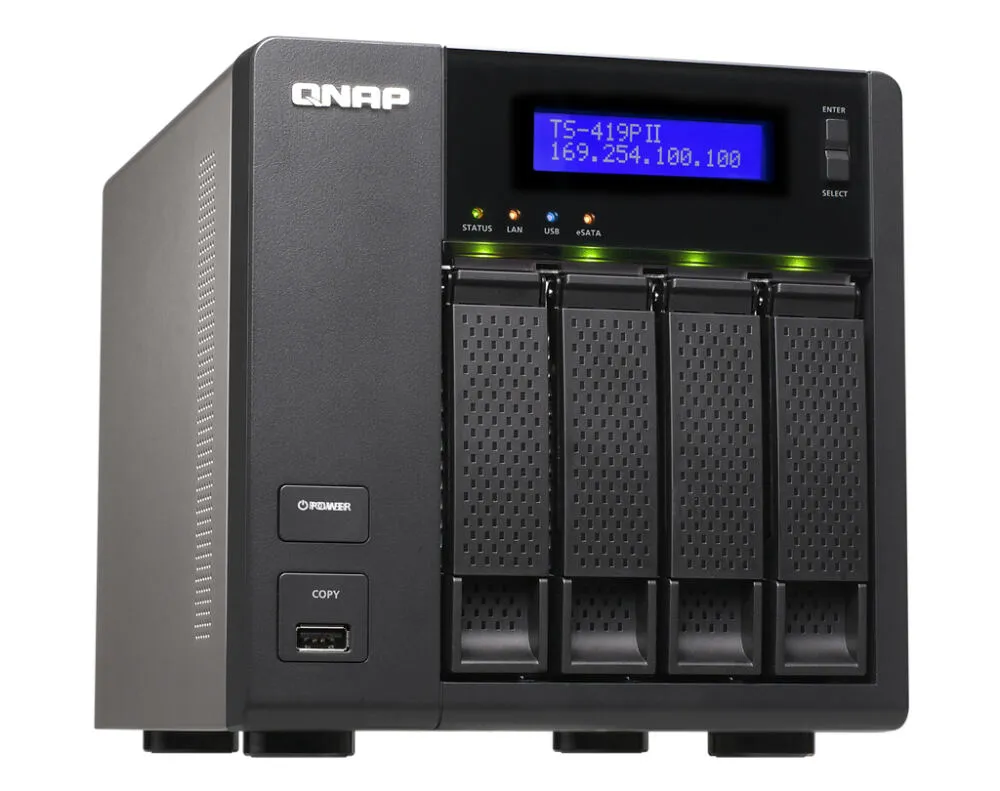 QNAP TS-419P II 5 GB TS-419P II + 4X WD30EFRX Thumbnail 7
