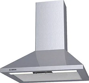 Bosch DKE 625 B Duvara monteli Gümüş 320 m³/Saat Davlumbaz ve Aspiratö