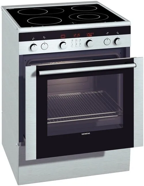 Siemens HL654540 Ocaklı fırın Bağımsız ocak Elektrik Seramik Gümüş