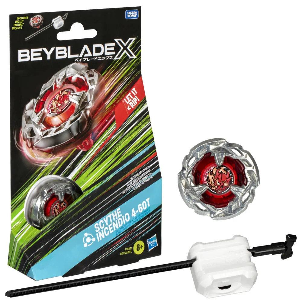 Beyblade X Scythe Incendio 4-60T Aktif ve Beceri Oyuncakları