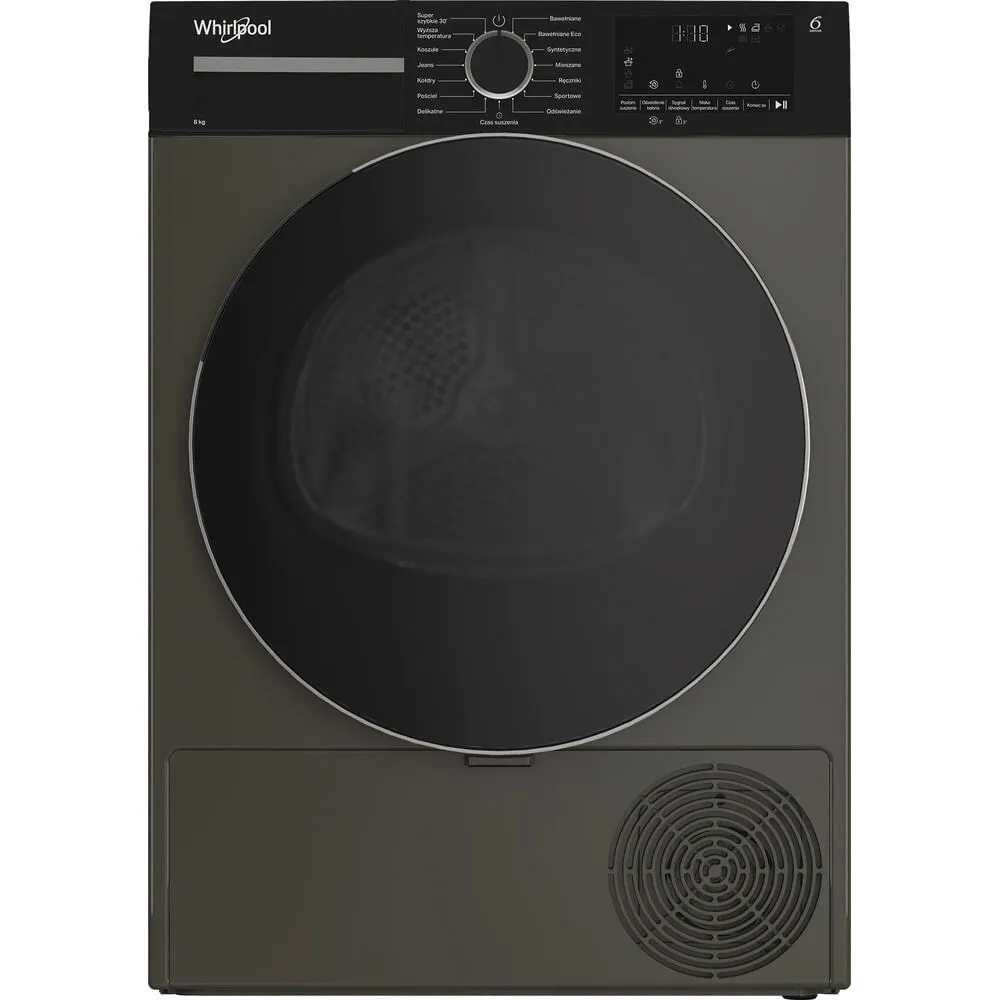 Whirlpool MX WSD 83M GBS PL kurutucu Solo Önden yüklemeli 8 kg Grafit Thumbnail 1