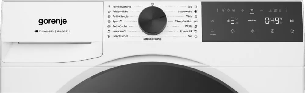 Gorenje D5G49D kurutucu Solo Önden yüklemeli 9 kg Beyaz Thumbnail 6