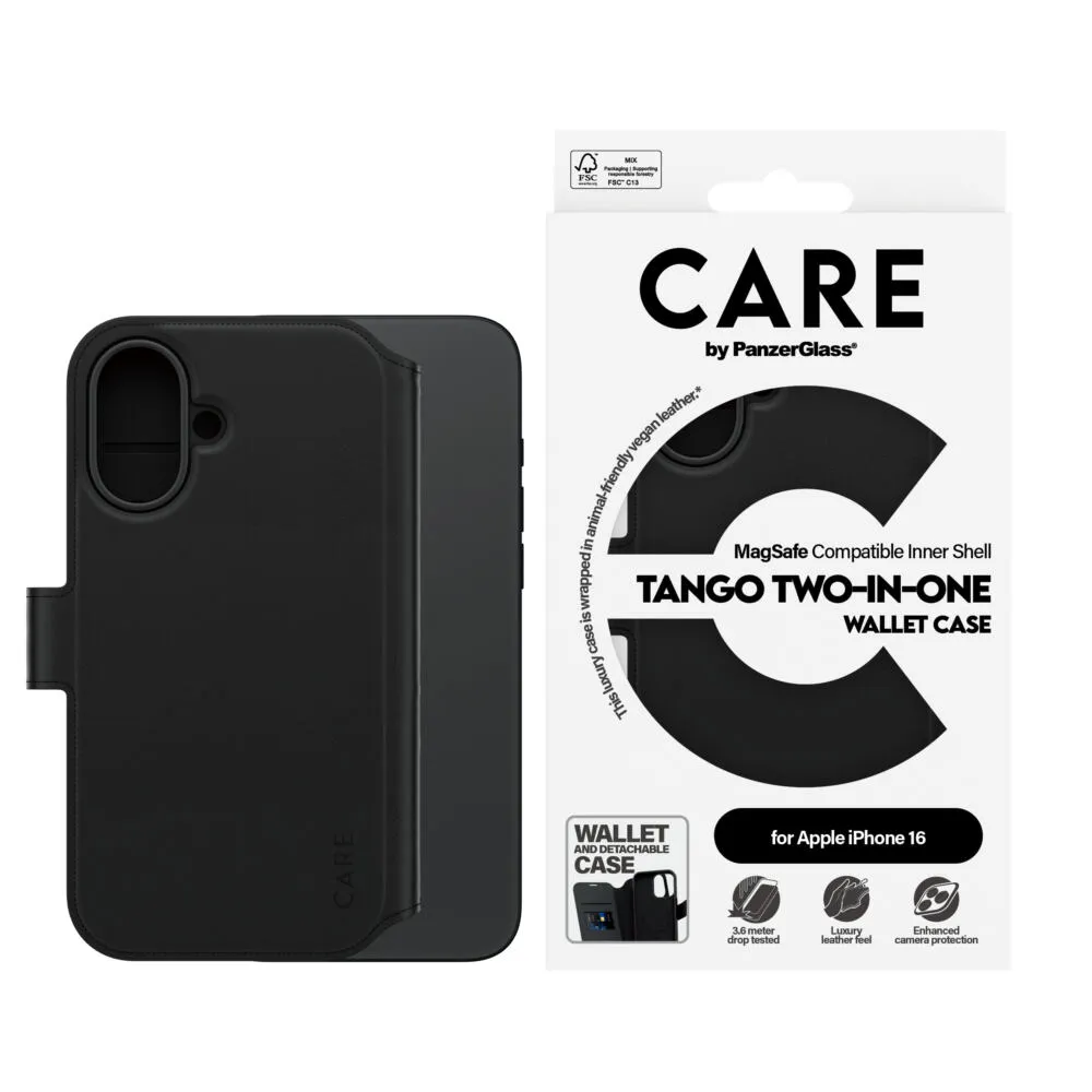 PanzerGlass CARE™ by PanzerGlass® Tango 2-in-1 Wallet Case w. MagSafe iPhone 16 1329 Thumbnail 1