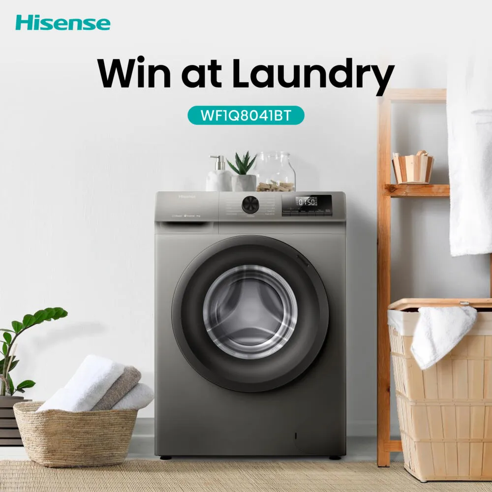 Hisense WF1Q8041BT 8 kg 1400 Devir Çamaşır Makinesi Thumbnail 9