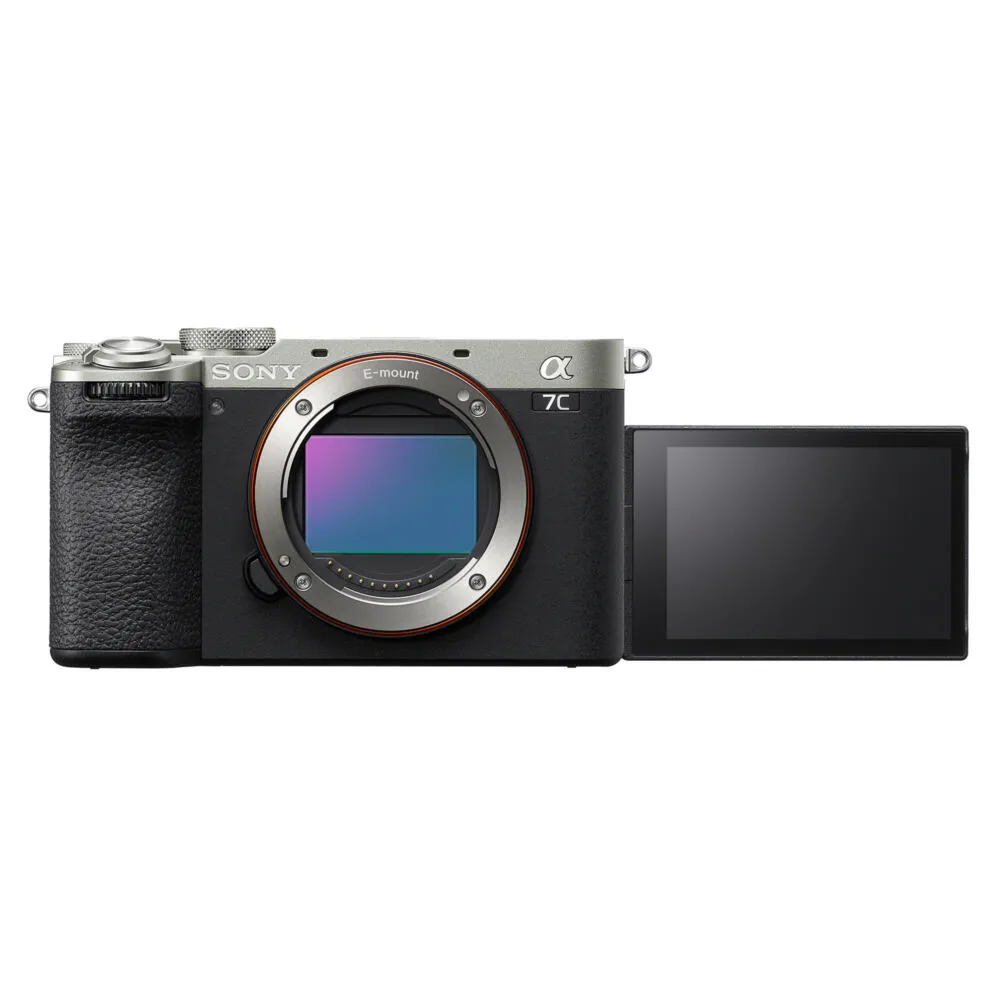 Sony α 7C II MILC Gövde 33 MP Exmor R CMOS 7008 x 4672 Piksel Siyah, Gümüş Thumbnail 1