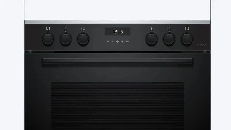 Bosch Serie 6 HEG217AB5 fırın 71 l Siyah Thumbnail 1