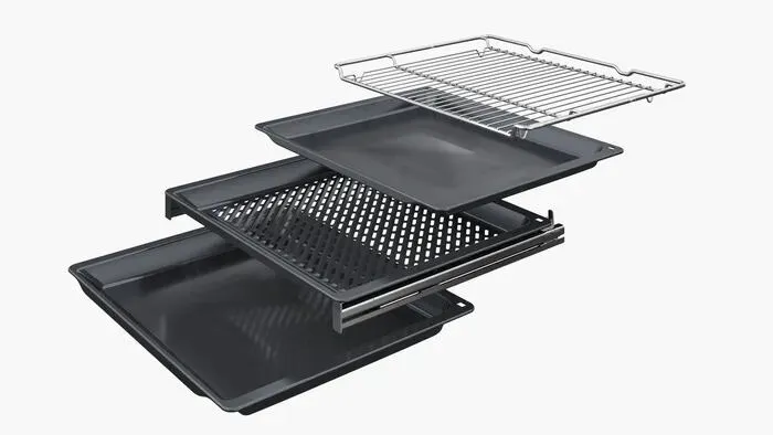 Bosch Serie 6 HBG337AB4 fırın 71 l 3400 W Siyah Thumbnail 5
