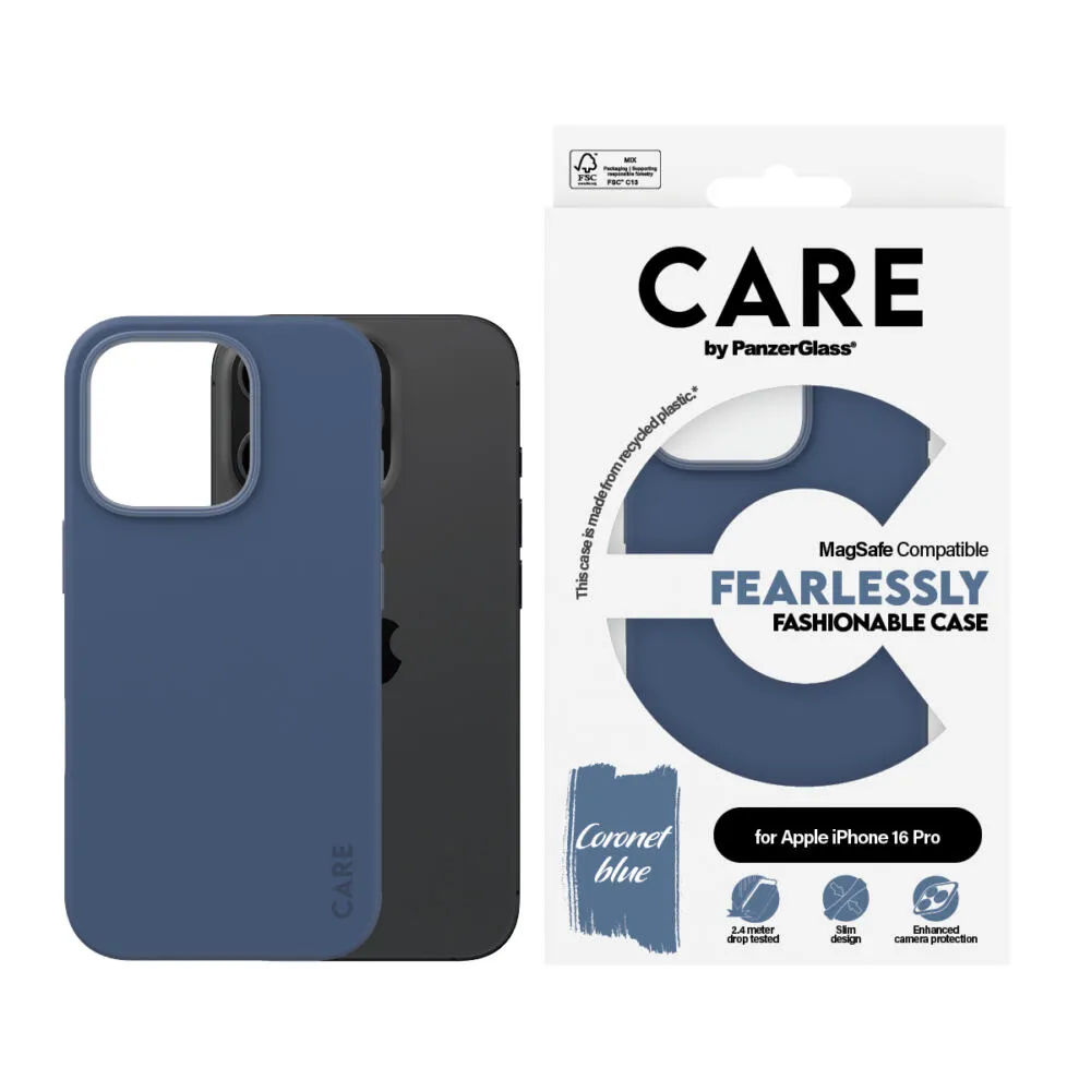PanzerGlass CARE™ by PanzerGlass® Case Blue w. MagSafe iPhone 16 Pro 1382 Thumbnail 1