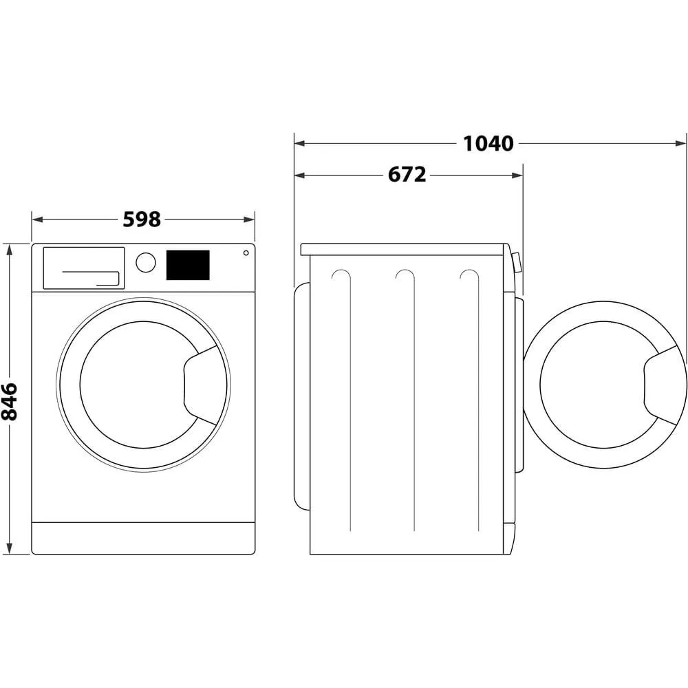 Hotpoint HPT 113D BS IT 869991720860 11 kg Isı Pompalı Kurutma Makinesi Thumbnail 12