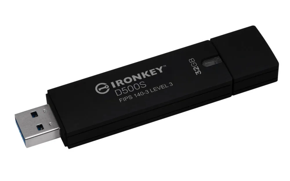 Kingston Technology IronKey D500S IKD500S/32GB 32 GB USB 3.2 260 MB/s Flash Bellek Thumbnail 7