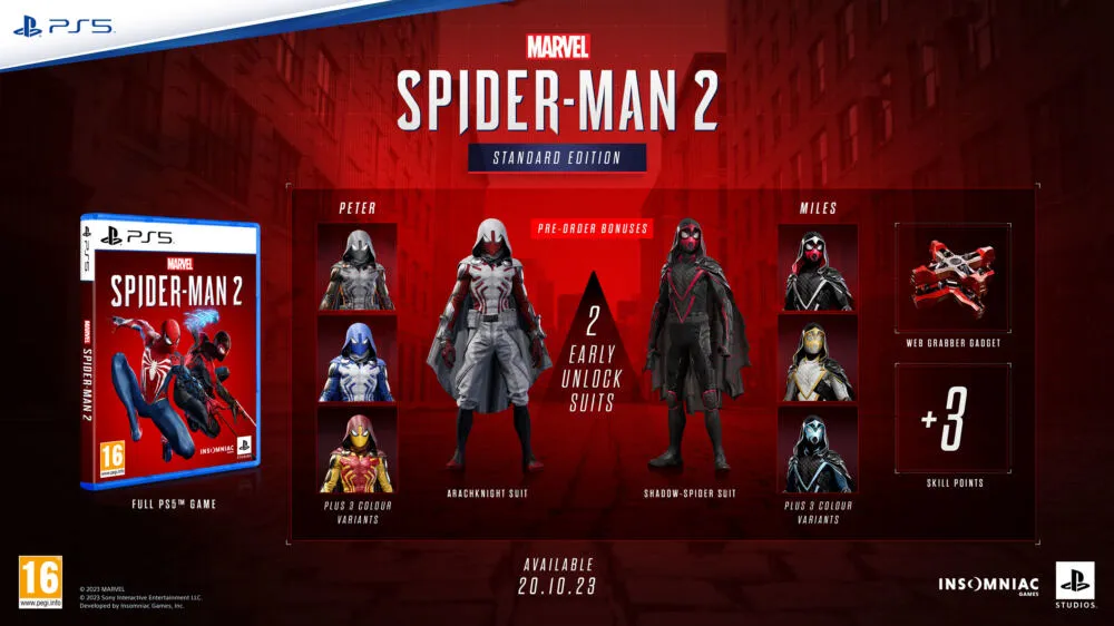 Sony Marvel’s Spider-Man 2 (PS5) standart Çok dilli PlayStation 5 Thumbnail 1