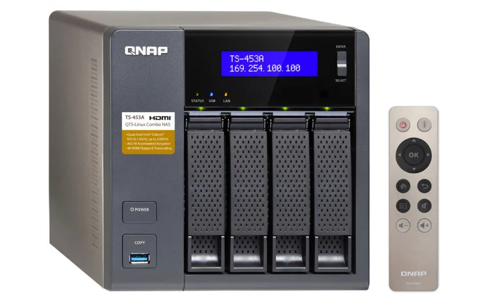 QNAP TS-453A 8 GB TS-453A-8G-20TB-RED Thumbnail 10