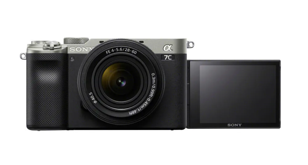 Sony α 7C MILC 24,2 MP CMOS 6000 x 4000 Piksel Siyah, Gümüş Digital Kame