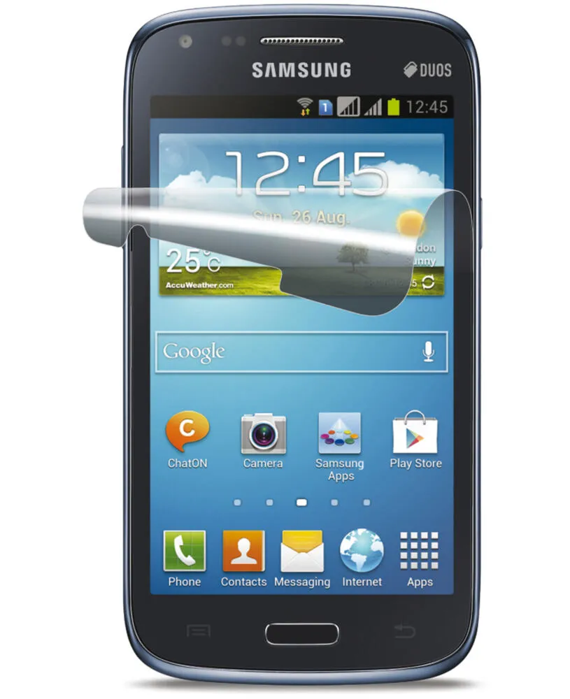 Cellularline SPGALCORE Cep Telefonu Ekran ve Arka Koruyucusu Ekran berraklık koruma Samsung 2 adet Ekran Koruyucu